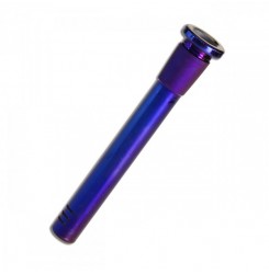 Slit Diffuser Chillum Rainbow Effect blue